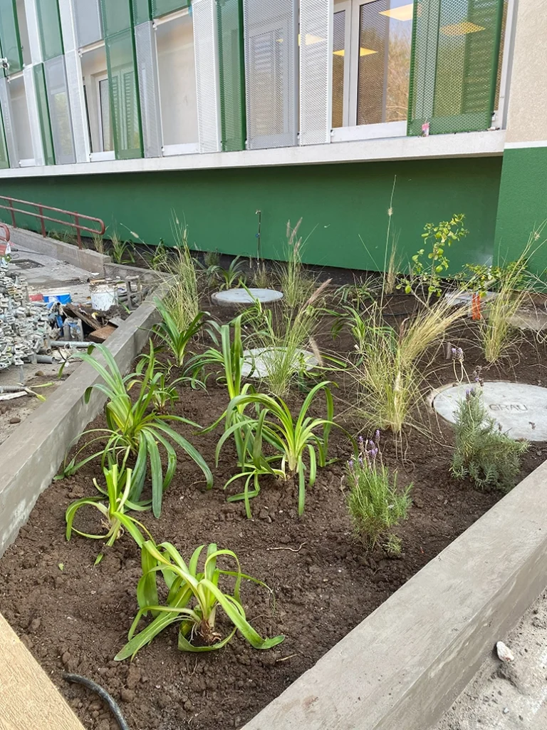 Jardín en Comisaría La Farfana