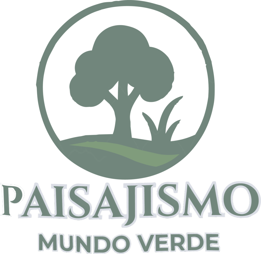 logo paisajismo mundo verde